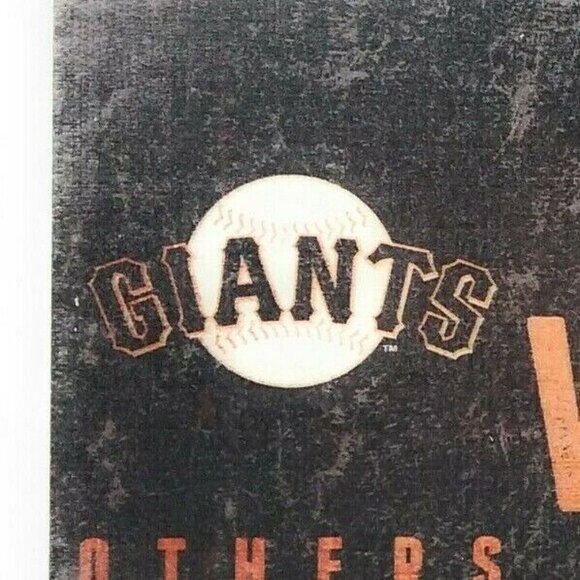 San Francisco Giants Fans Welcome Others Not Allowed Wood Distressed Sign - Picture 2 of 4